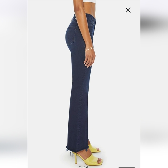 Mother Women's The Weekender Fray Jeans - Color One Fell Sweep - Picture 2 of 6